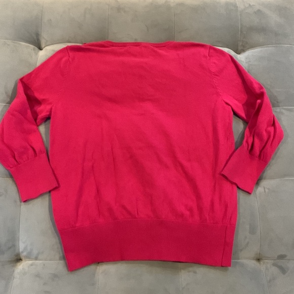 Anne Klein Sport Bright Magenta Cardigan Small - Picture 7 of 11